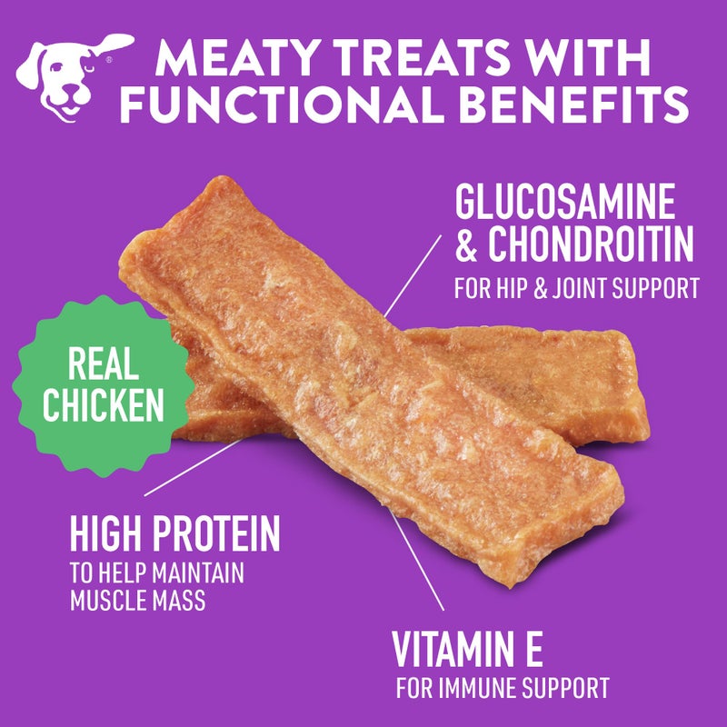 DOGSWELL Immunity & Defense, Flaxseed Oil, Turmeric, Vitamin E & A, Healthy Aging, Chicken Jerky 24 oz. (842197) - Image 3